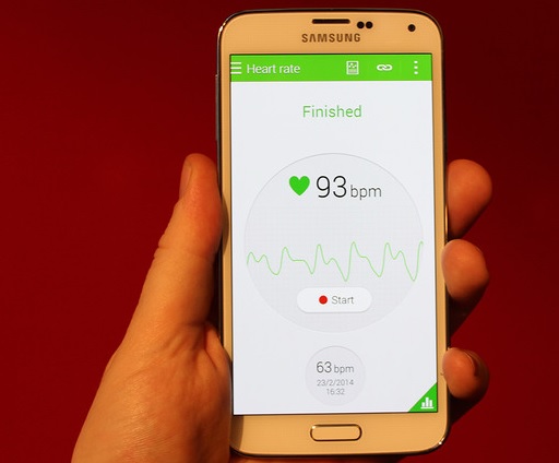 Samsung Galaxy S5 Heart Rate Sensor