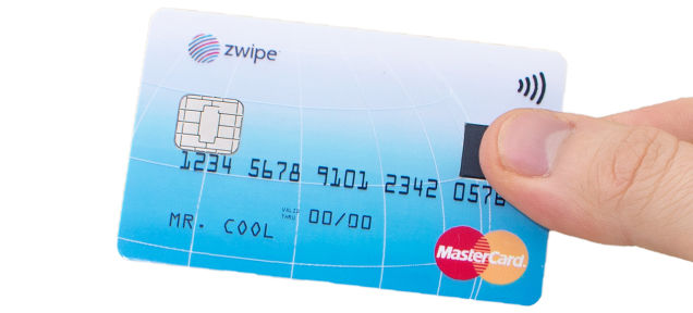 Master Card Zwipe with Finger Print