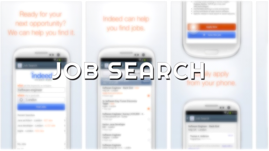 Job search mobile phone app