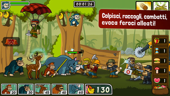 Lumberwhack Defend The Wild Td Tower Castle Defense Sidescroller