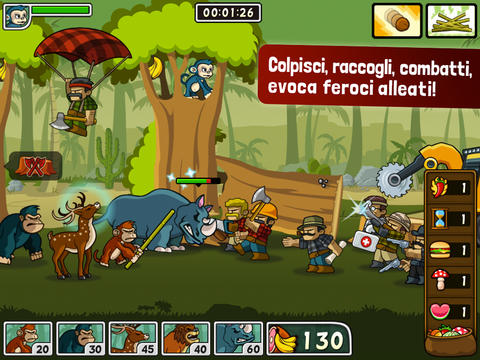 Lumberwhack Defend The Wild Td Tower Castle Defense Sidescroller