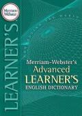 Merriam Websters Advanced Learners English Dictionary 2008
