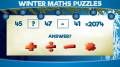 Winter Maths Puzzles mobile app for free download