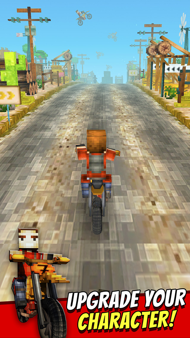 Dirt Bike Exploration Racing Free Craft Race Game Of Blocky Motorcycles