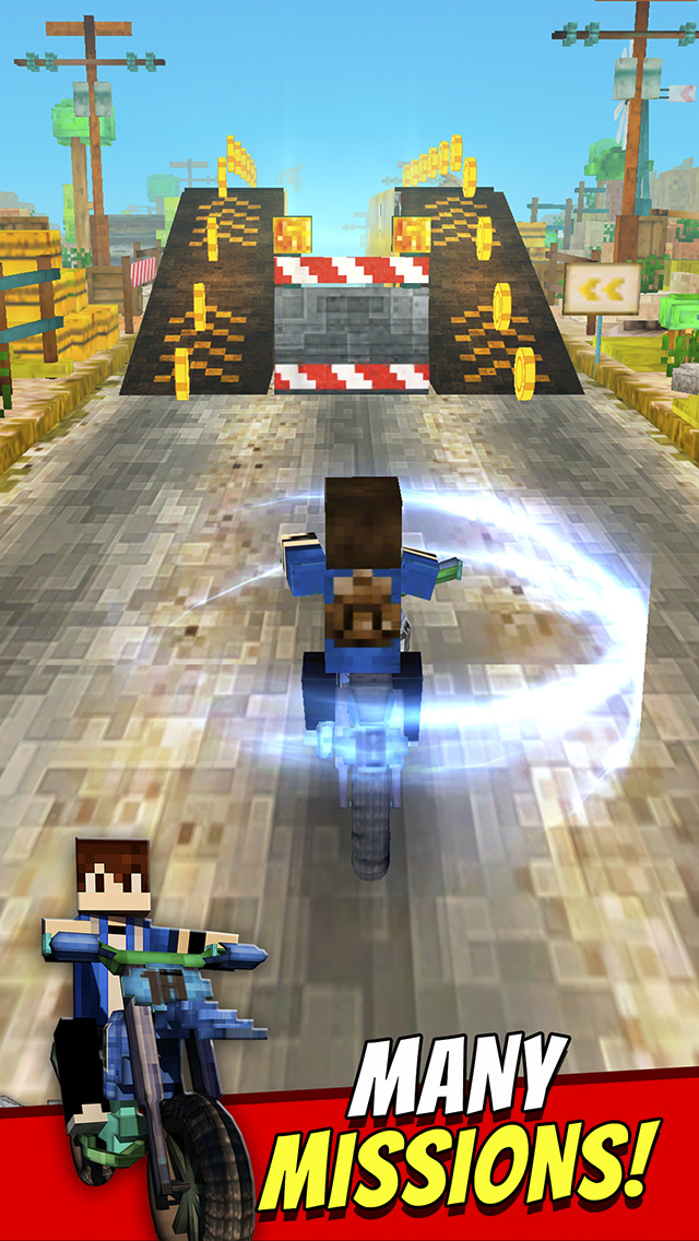 Dirt Bike Exploration Racing Free Craft Race Game Of Blocky Motorcycles