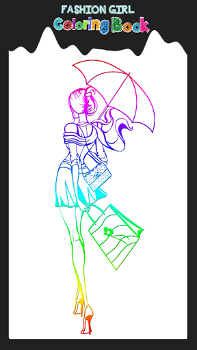 Fashion Girl Coloring Book