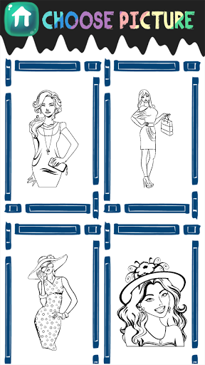 Fashion Girl Coloring Book