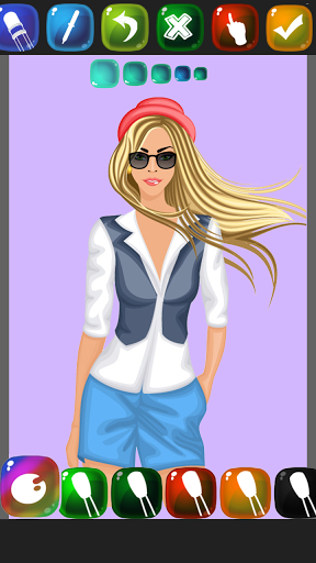 Fashion Girl Coloring Book