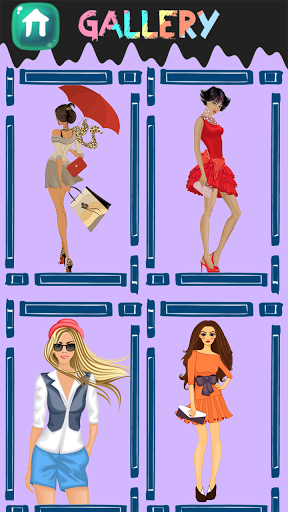 Fashion Girl Coloring Book