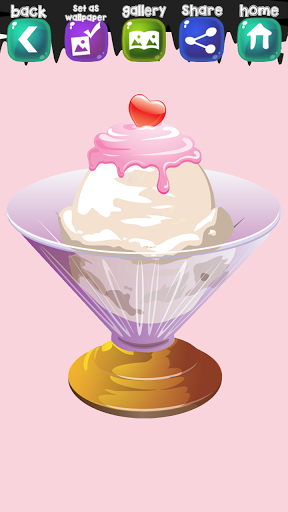 Ice Cream Coloring Book