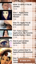 How To Apply False Lashes