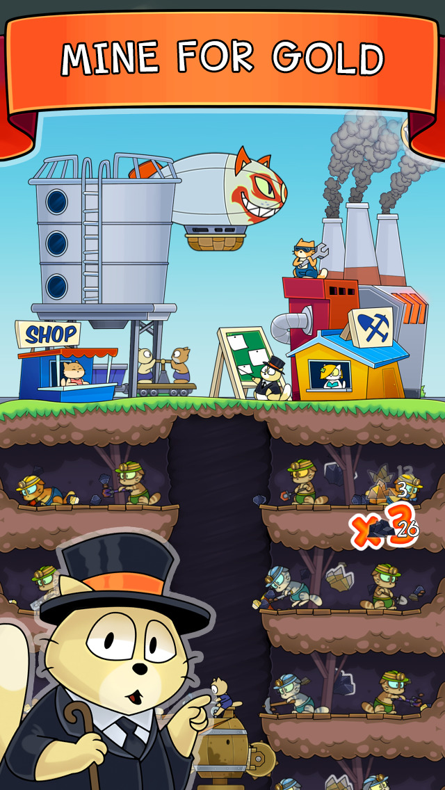 Dig It   Cat Mine. Drill Mine And Level Up Your Own Cute Catminers.
