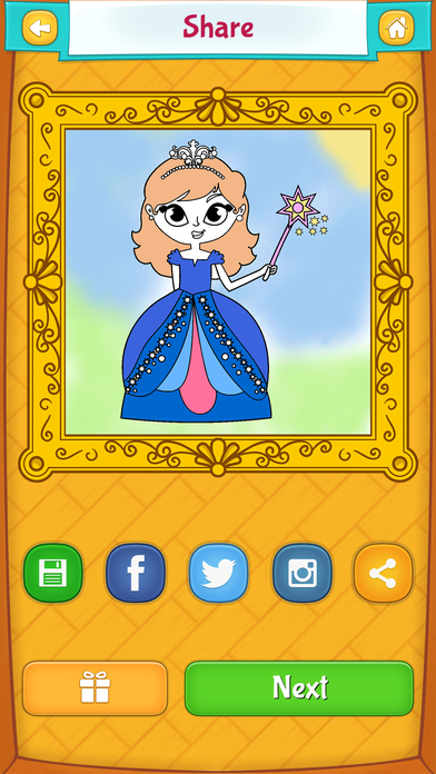 Princess Coloring Pages   Coloring Book For Kids