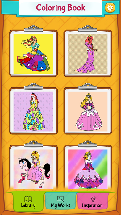 Princess Coloring Pages   Coloring Book For Kids