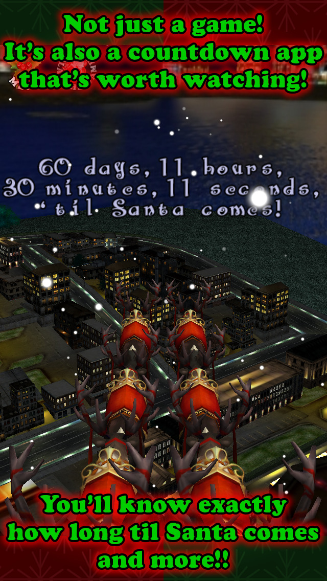 Santa In The City 3d Christmas Game Countdown Free