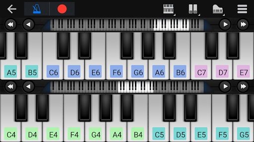 Perfect Piano Varies With Device