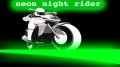 Neon Night Rider   Motorcycle Racing