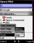 Opera 4.6 Black 176x220 mobile app for free download
