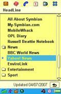 RSS Headline mobile app for free download