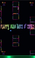 Flappy Neon Dots And Cube Game Free