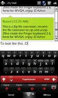fonts and fingerKeyboard2 mobile app for free download