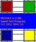 tikTeks v.1.0b. En Personal S60v.2.0 mobile app for free download