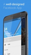 Metal for Facebook & Twitter mobile app for free download