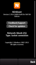 Nimbuzz V3.70 mobile app for free download