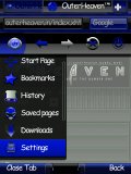 OperaMini Next.v7 Evo HUD Blue for Smart s60v3 mobile app for free download