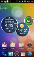 Rings Digital Weather Clock mobile app for free download