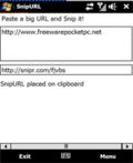 ceSnipURL mobile app for free download