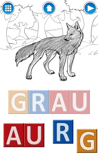 First German Words Learning Shapes And Colors