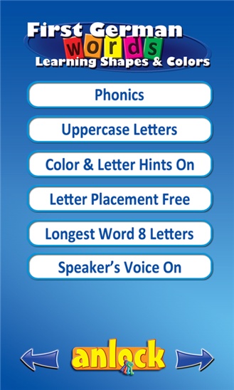 First German Words Learning Shapes And Colors