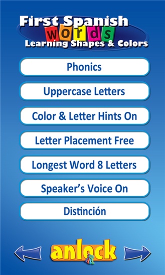 First Spanish Words Learning Shapes And Colors