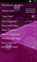 Anniversary Analysis mobile app for free download