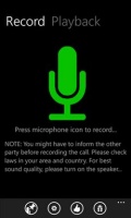 call recorder windows phone mobile app for free download