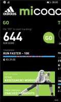 miCoach train & run mobile app for free download