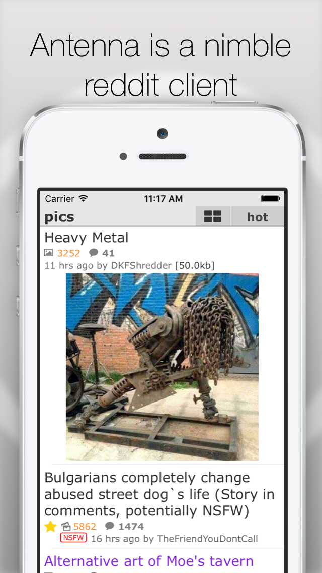 Antenna Client For Reddit