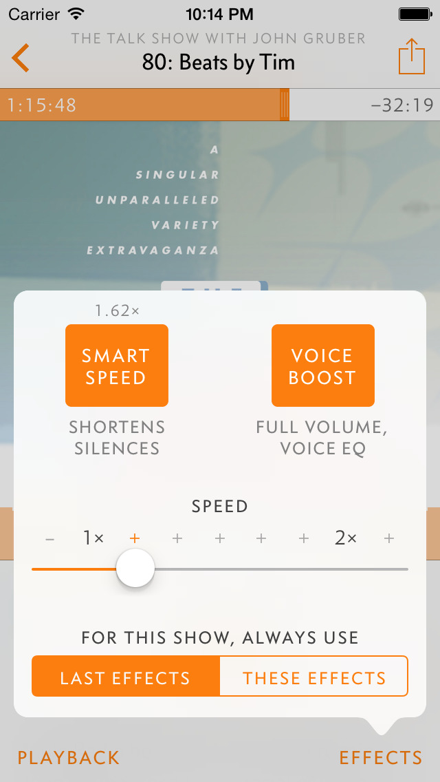 Overcast Podcast Player