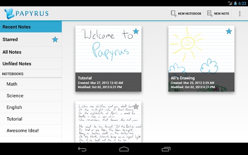 Papyrus Natural Note Taking