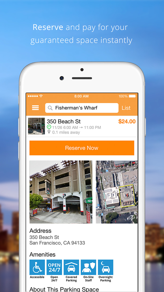 Parking Panda   Find Reserve  Pay For On Demand Parking Deals