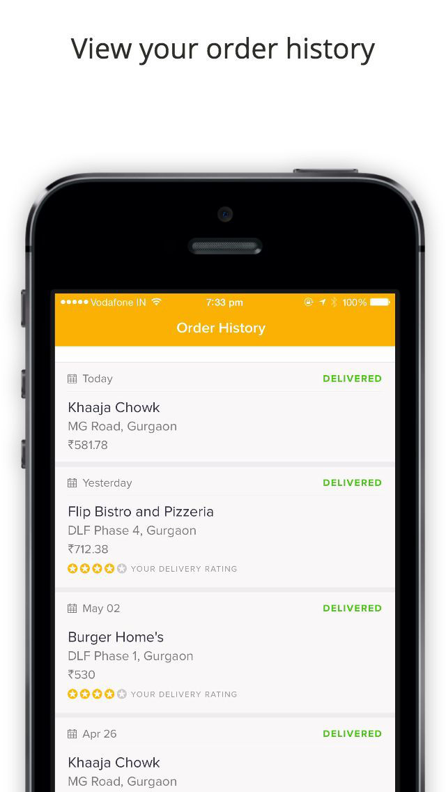 Zomato Order   Zomatos Food Ordering App For Quick And Easy Home Delivery.