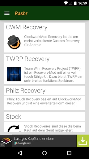 Root Rashr Flash Tool