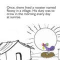 Kids Story Punctual Roosy