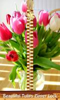 Beautiful Tulips Zipper Lock