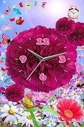Choose Your Flower Clock Lwp