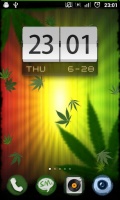 Falling Weed Live Wallpaper mobile app for free download