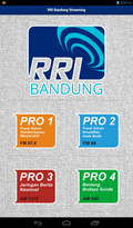 RRI Bandung Streaming mobile app for free download