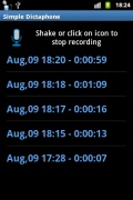 Simple Dictaphone mobile app for free download