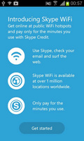 Skype WiFi mobile app for free download